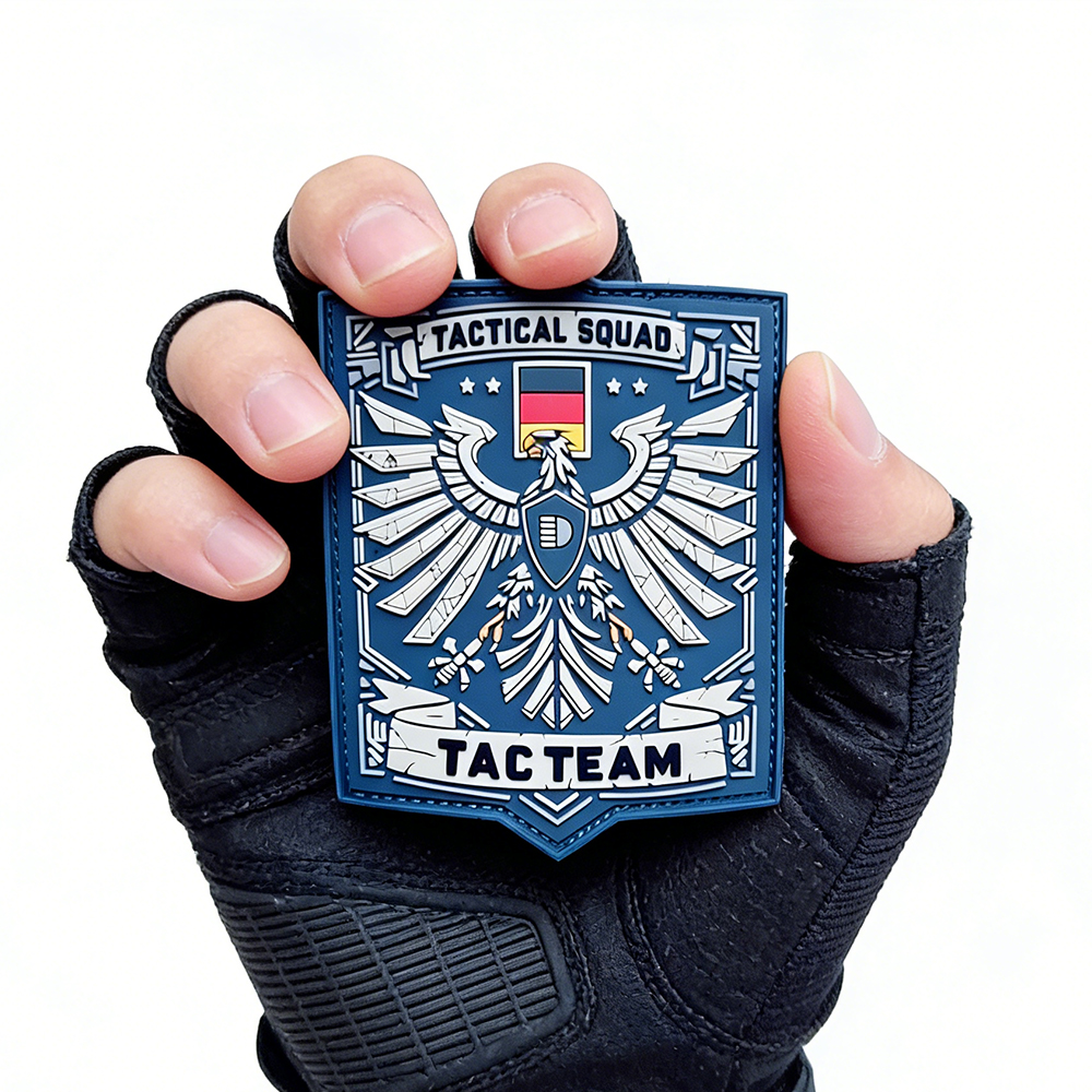 Germany Region Tactical Squad PVC Patch Custom Soft Rubber Emblem TAC TEAM Badge for Gear Apparel Backpacks Decoration