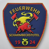 Germany Scharmbeckstotel Fire Brigade PVC Patch Custom Feuerwehr Soft Rubber Badge 1924 Emblem for Jackets Bags Gear