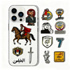 Saudi Arabia UAE Oman Metal Crafts Mobile Phone Decoration for Lapel Pin Sticker Brooch Badge Mobile Phone Decoration for Phone