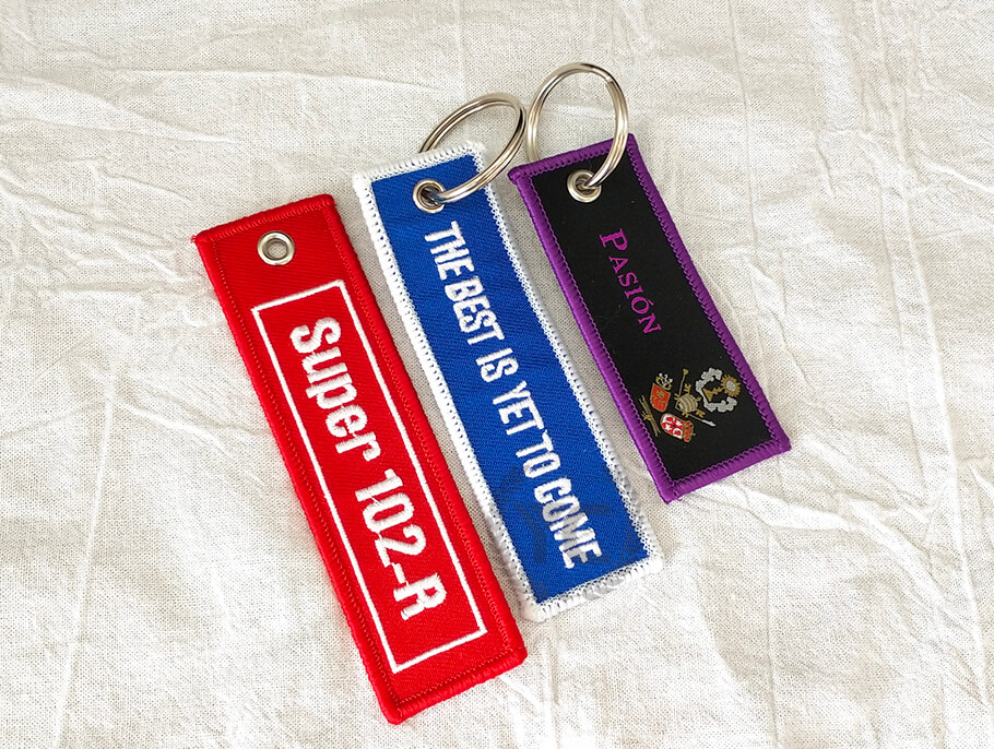 Woven Fabric Keyring