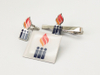 Plated Gold Garment Accessories Cufflink