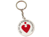 Metal Art Craft Heart Key chain