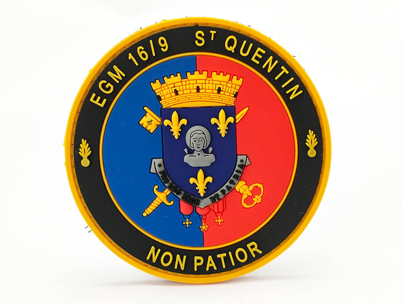 Custom Designer Silicone 3D Pvc Luxury Flag Patches Rubber military Logo Velcroc Patch