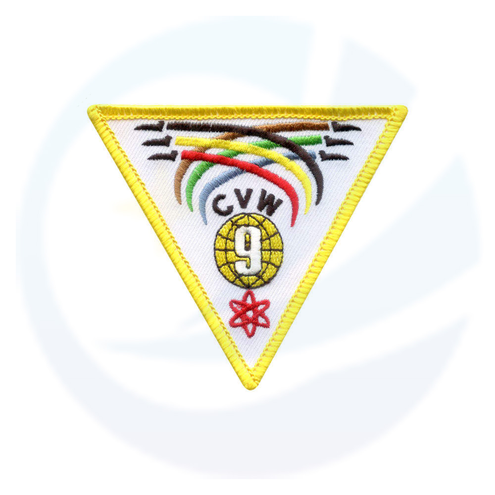 Custom Patches Embroidery Badge Heat Cut Iron On Custom Logo Embroidered Patches
