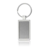 Custom Engrave Stainless Steel Blank Rhinestone Metal Logo Key Chain