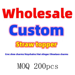 Custom Wholesale Silicone Tumbleable Straw Topper Fit 8mm 10mm Straw