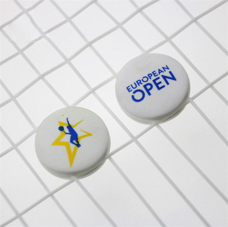 Custom PVC silicone Vibration Tennis Dampener Tennis String Vibration Dampener