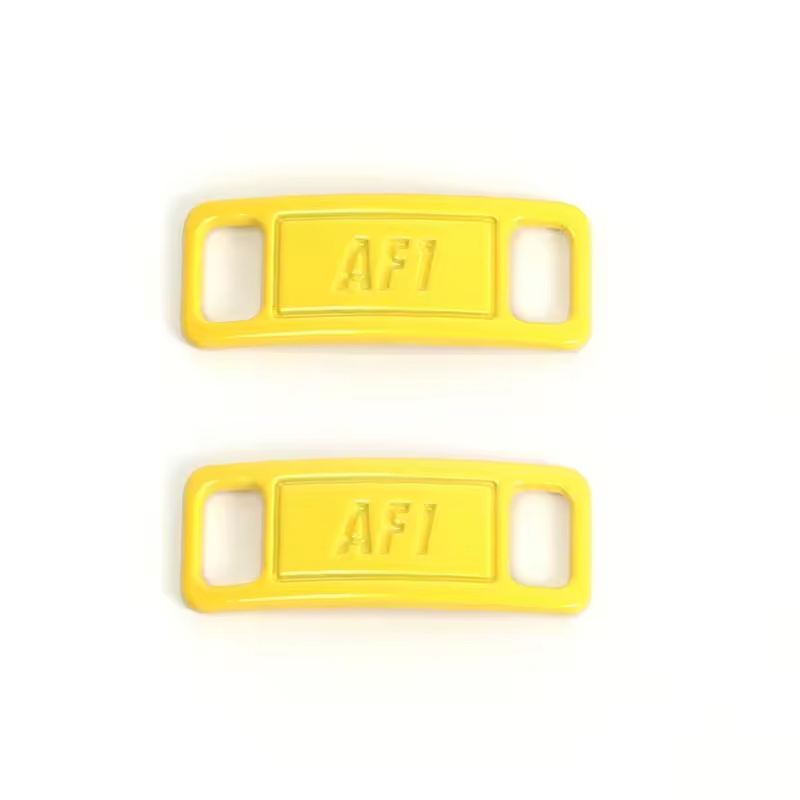 Engraving Logo Metal Af1 Printing Logo Shoe Laces Lock Sneaker Shoelace Tag Dubrae Charm Decorations Accessories Charm charm