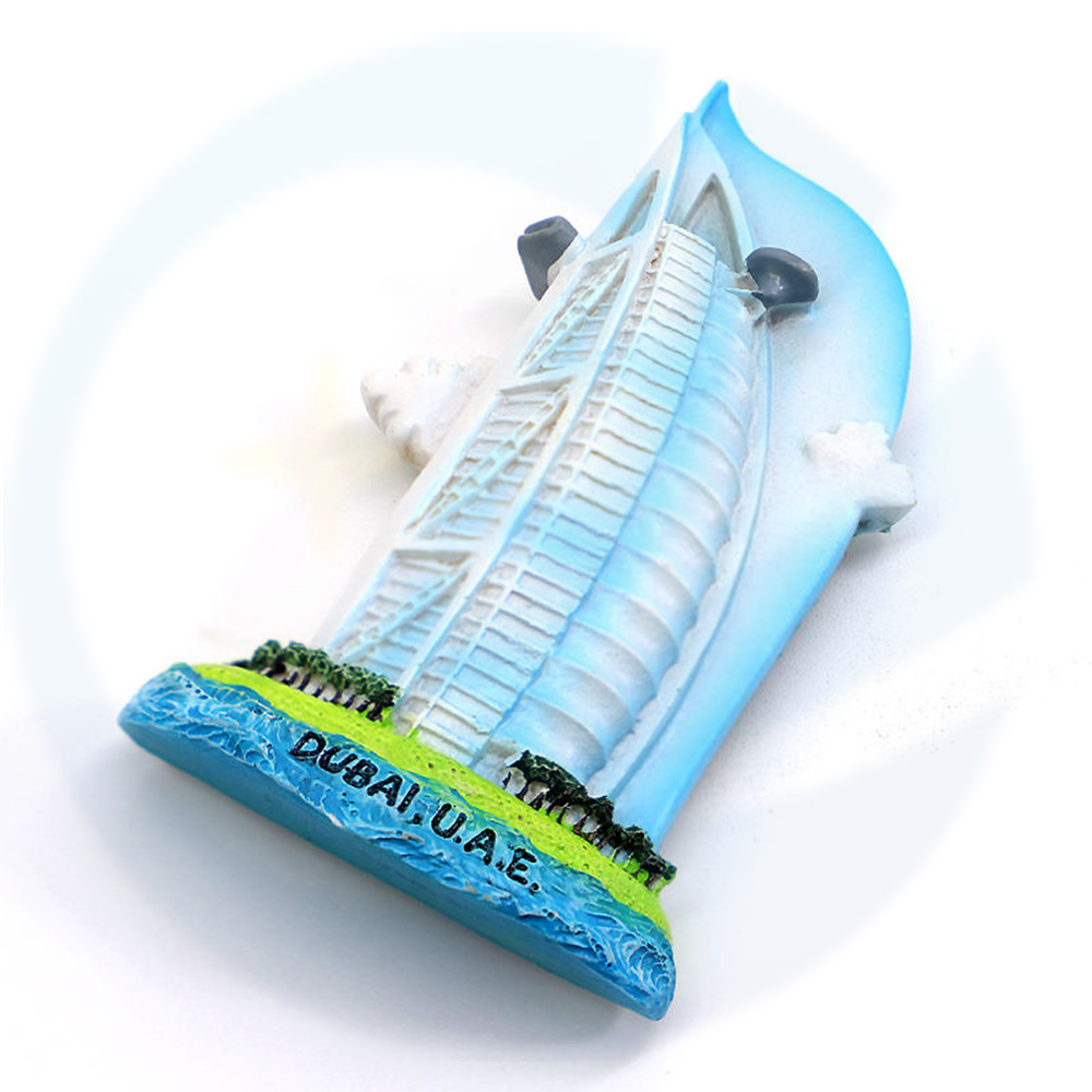 Custom Promotional Resin Fridge Magnets In Dubai Tourist Refrigerator Souvenir From Around The World