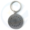 High quality zinc alloy made antique silver 3d metal car key chain custom personalized Pewter keychains with keyring