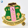 Custom Souvenir Metal Alpha Kappa Alpha Sorority keychain Fashion jewelry lapel pins badge