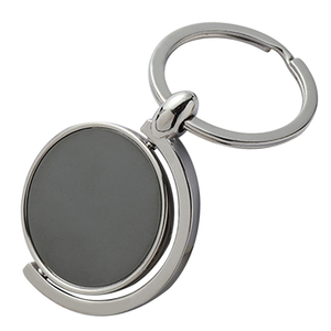 Manufacturer Customized Rotate Spinning Hard Enamel House Round Star Airplane Keyrings Stainless Steel Blank Spin Keychain