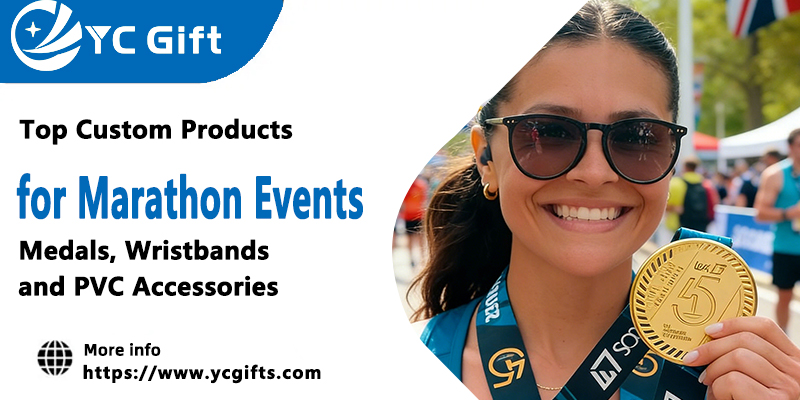 Top Custom Products for Marathon Events: Medals, Wristbands and PVC Accessories