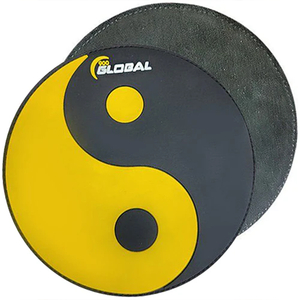 Custom PVC Rubber Bowling Shammy Pad 6 Inch Oil Absorbing Ball Cleaner with 3D Logo