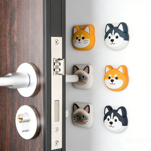 Factory Custom Design Rubber Door Knob Bumper Pad PVC Self Adhesive Wall Protection Sticker
