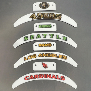 Custom PVC Helmet Bumper Strip Helmet Edge Protector Rubber Impact Guard for Football Lacrosse Hockey Helmets Factory Manufacturer