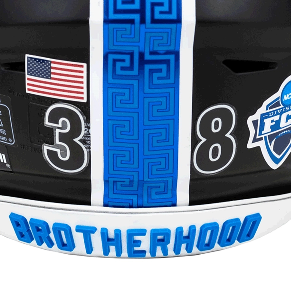 Custom PVC Football Helmet Bumper Strip Helmet Edge Protector Rubber Guard for American Football Helmets Factory Manufacturer