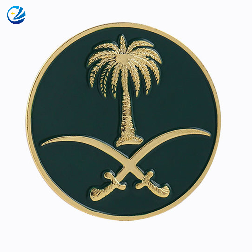 Saudi National Day Arabia Souvenir Uae Dubai Expo Badge Saudi Products Lapel Enamel Pin Saudi Arabic Pins