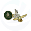 Bronze Mini Gold Military Police Badge