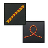 France Uniform Scratch Grades Brigadier Gendarmerie PVC Patch Chest Braid Rank Chevron Blood Type PVC Badge Patches