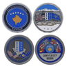 Custom KOSOVO coin 2D/3D Enamel Challenge Coins Metal Logo Souvenir & Commemorative Tokens Engraved Design
