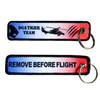 Factory Custom Sided Flight Crew Luggage Tag Label Aviation Gift Keychains