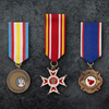 Custom Personalized U.S. Liberation Honor Medal World-war Commendation Round Award Metal Medal of Honor Warfighter With Ribbon