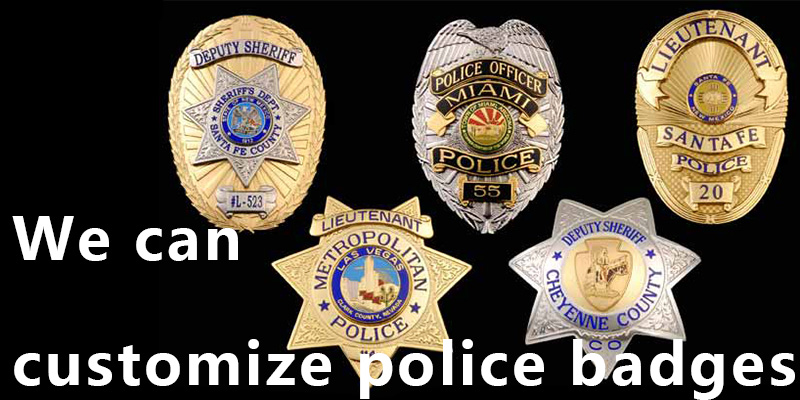 We Can Customize Police Badges