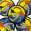 Custom PVC Patches 2D 3D Soft PVC Clothes Rubber Patch With Hook and Loop Backing RUBBER PVC PATCH
