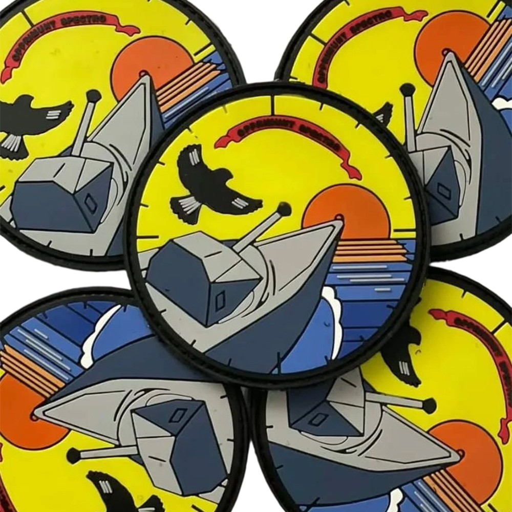 Custom PVC Patches 2D 3D Soft PVC Clothes Rubber Patch With Hook and Loop Backing RUBBER PVC PATCH