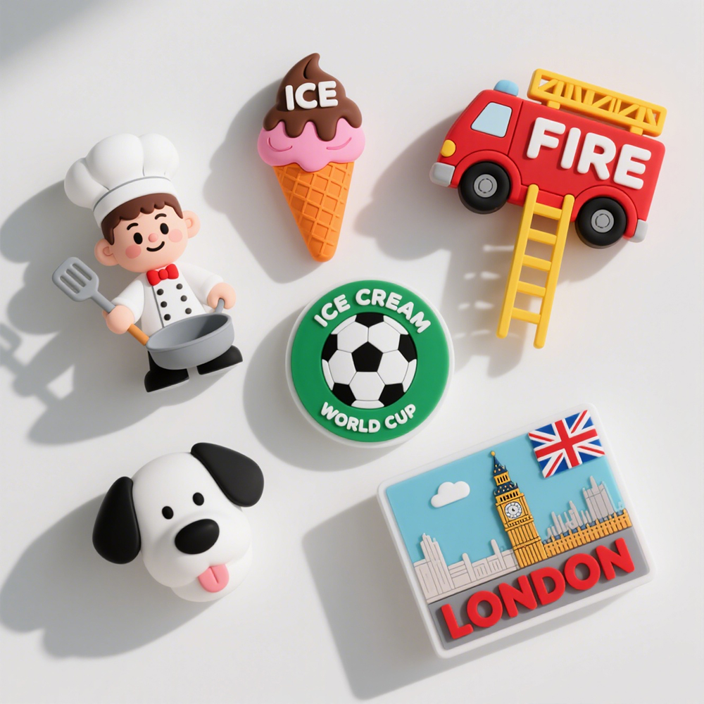 Promotional Souvenir Country Blank Rubber Customized 3D Magnet Fridge Custom PVC Fridge Magnet Custom