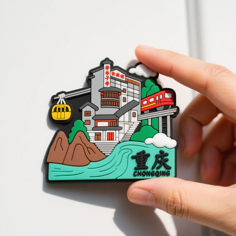 Custom Logo World Cities Travel 3D Magnetic Tourism Souvenirs Tourist Souvenir Custom Fridge Magnet