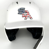 Solid 3D White PVC Rubber F Patches Adhesive Waterproof White PVC Rubber Patches for Children Teens' US Summer Winter Hats Caps