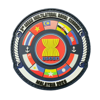 Custom Rubber PVC Patch Malaysia Patch 3d Logo Tactical Rubber Patch