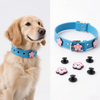 Collar Charms New Design Colorful Wholesale Custom Logo Shoe Charm Luxury Waterproof Designer PVC Badge for Pet Cat Dog Collar