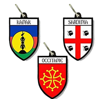 Custom French City Emblem of Paris 2D 3D Double-side Fashion Personalized Key Ring Diy Keychains Pvc Keychain for Gift Souvenirs