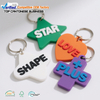 Manufactory Personalize Custom Soft Silicone Pvc Keychain Custom Logo PVC Rubber Keyring / Custom Rubber Pvc Keychains