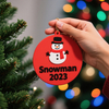Christmas PVC Toy Gingerbread Man Pendant Polymer Clay Dolls Xmas Tree Hanging Decoration Home Soft Pottery Craft Ornament