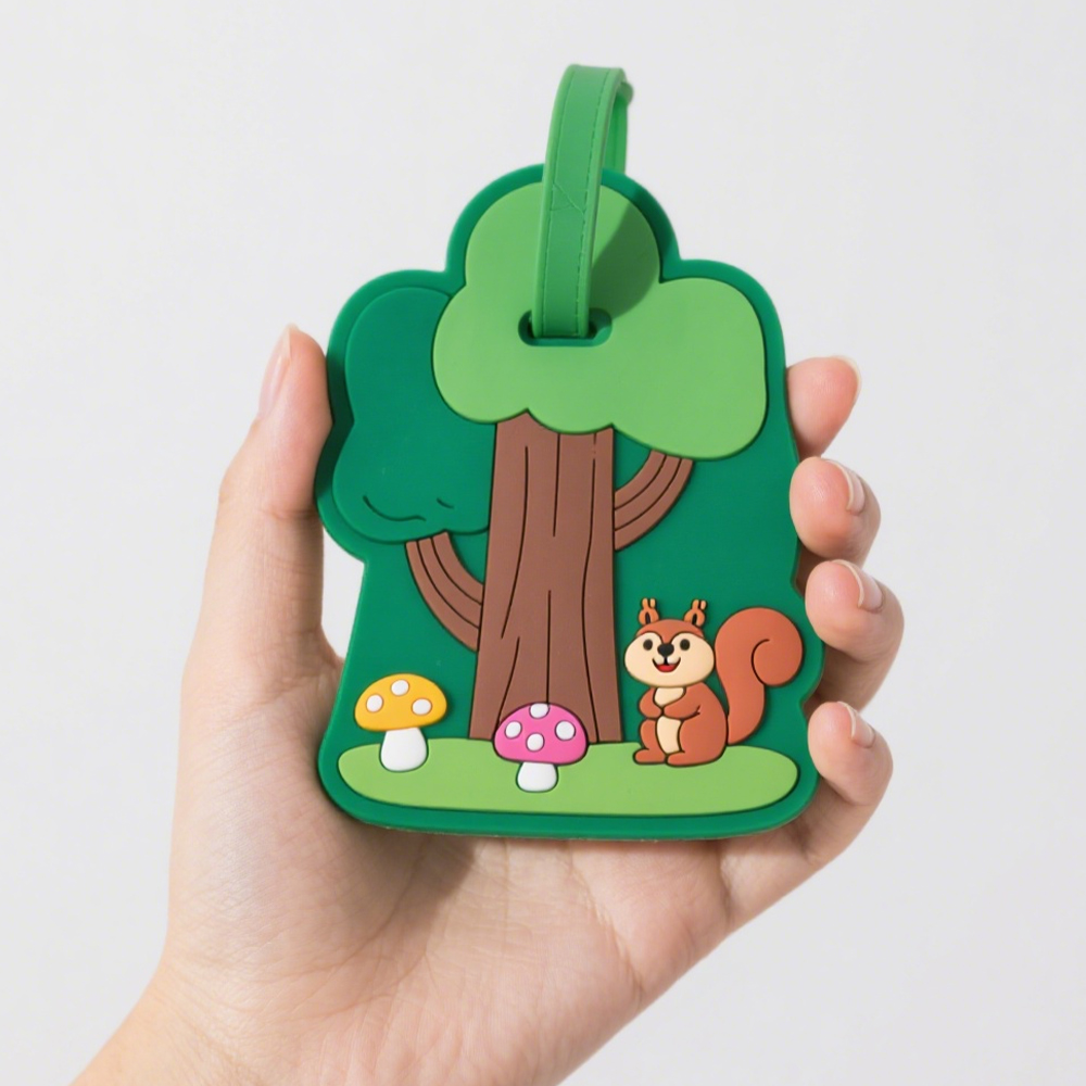 China Factory Price High Quality Colorful Luggage Label DIY Pvc Luggage Tag Soft for Luggage Cases