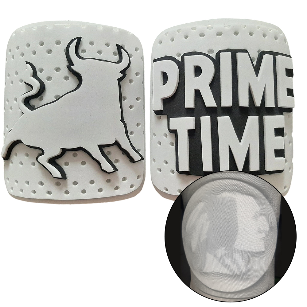 Good Quality Custom 3d Pvc Rubber Label Patch Machine Velcro Soft Pvc Patches for Rugby protective shield
