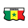 Custom Senegal Logo Heat Press Sew Iron on Rubber Badges Silicone Soft 2d 3d Rubber Pvc Patch