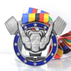  Powerlifting Medal Sublimation Custom Medal Ribbons