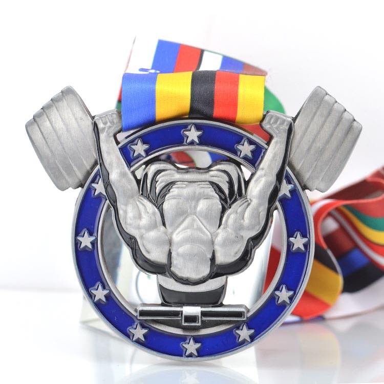 Powerlifting Medal Sublimation Custom Medal Ribbons