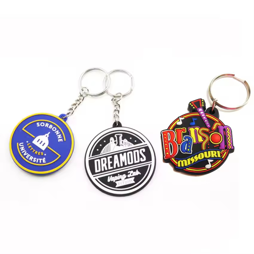 Custom Pet Animal Dog Cat Cute PVC Keychain