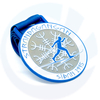 Hot Sale Custom Metal Silver Powder Snowflake Medal