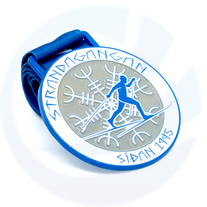 Hot Sale Custom Metal Silver Powder Snowflake Medal
