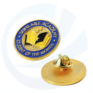 Student Acadenmy Gold Pin Badge