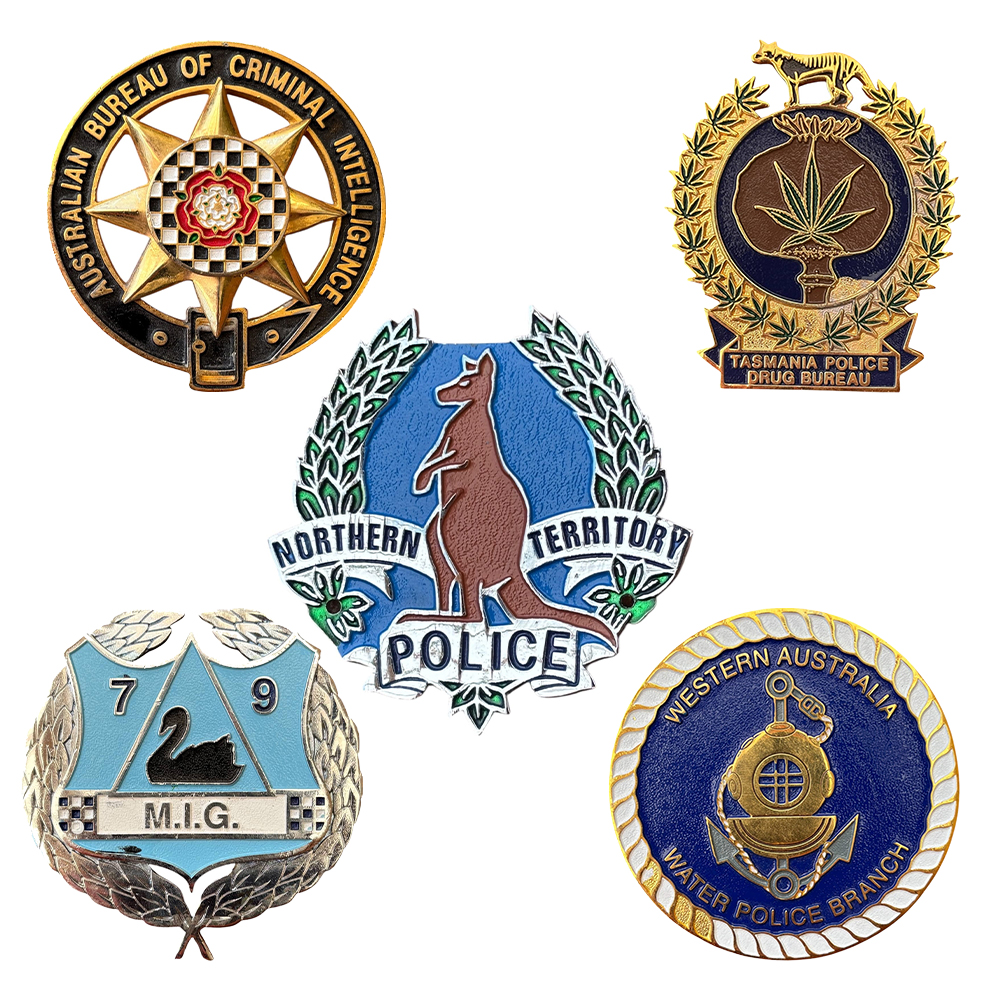 Custom Australia Northern Territory Metal Plaque Badge – 3D Embossed Design for Collectors and Display