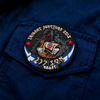 Custom 337 Squadron Greece Ghost 3D PVC Patch Aviation Team Rubber Badge for Jackets Backpacks Uniforms