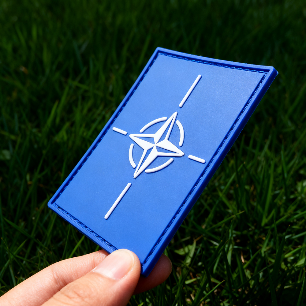 3D NATO PVC Patch Soft Rubber Tactical Hook & Loop Morale Badge